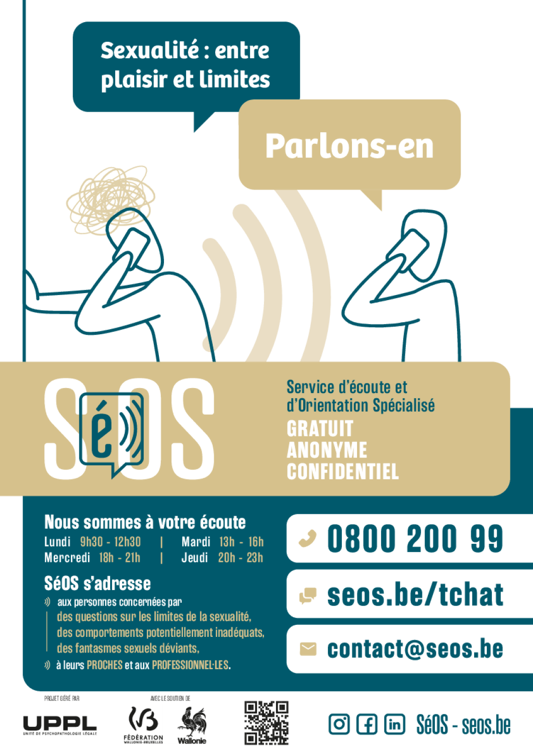 SéOS : un service d'écoute et d'orientation sur les questions de sexualité
