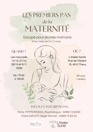 Photo de Groupe pour jeunes mamans : Les premiers pas de la maternité
