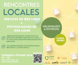 Photo de Rencontres locales - Services de 1e ligne et psychologues de 1e ligne