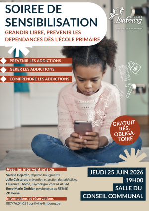 Photo de Soirée de sensibilisation - Grandir libre, prévenir les dépendances dès l'école primaire